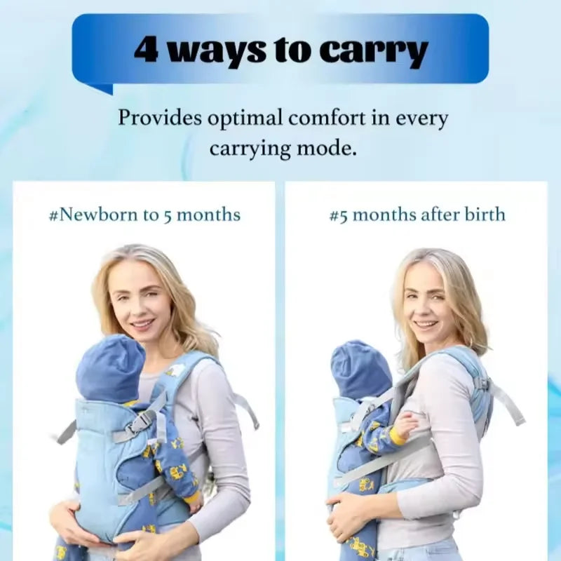 Porte-bébé 4 en 1, pour nouveau-né et enfant en bas âge
