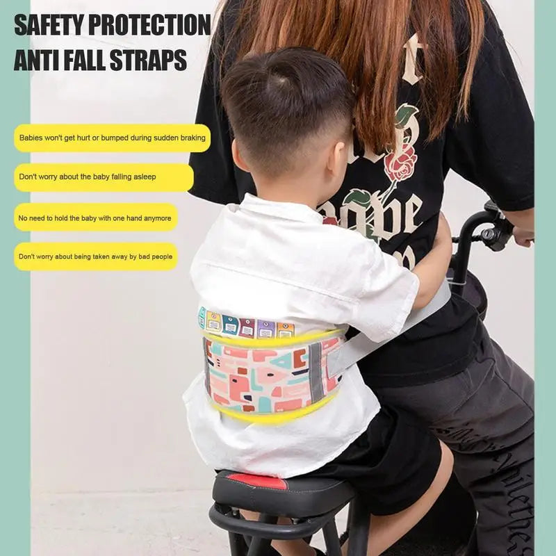 Ceinture de sécurité moto vélo respirante pour enfants, SFP Casting
