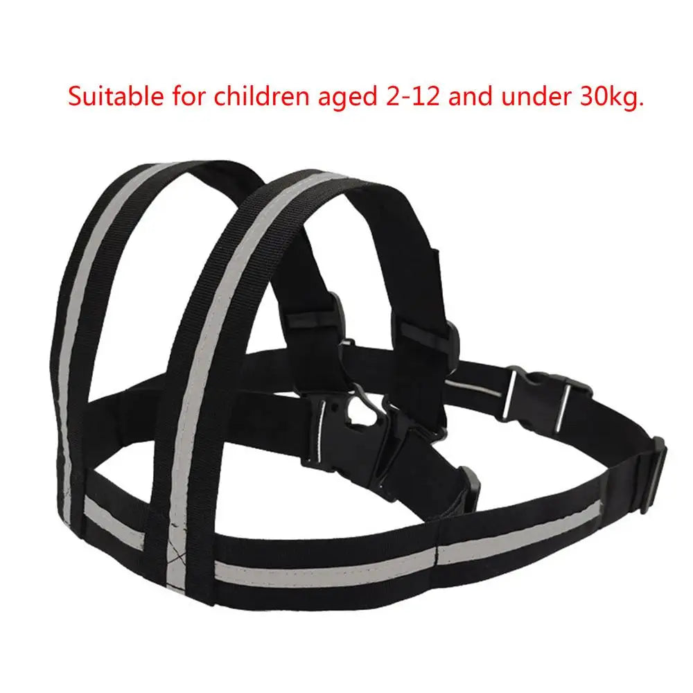 Ceinture de Sécurité Universelle pour Moto pour Enfant, Sangles Respirantes, Siège SFP Réglable, Design de Moulage