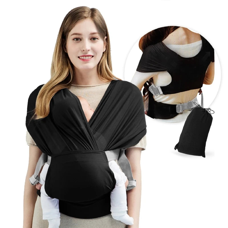 Ceinture Sangle Ergonomique pour Nouveau-Né, Ceinture Ronde Ajustable, pour Bébé de 0 à 24 Mois