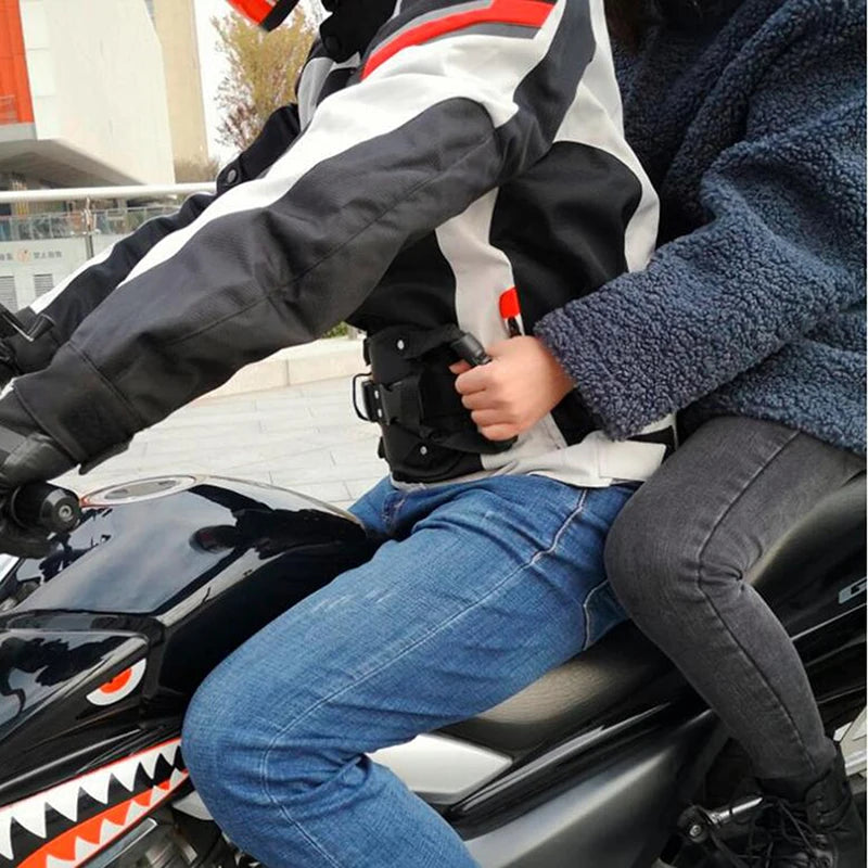 Ceinture de Sécurité Antidérapante pour Siège Arrière de Moto, Sangle Universelle pour Enfant