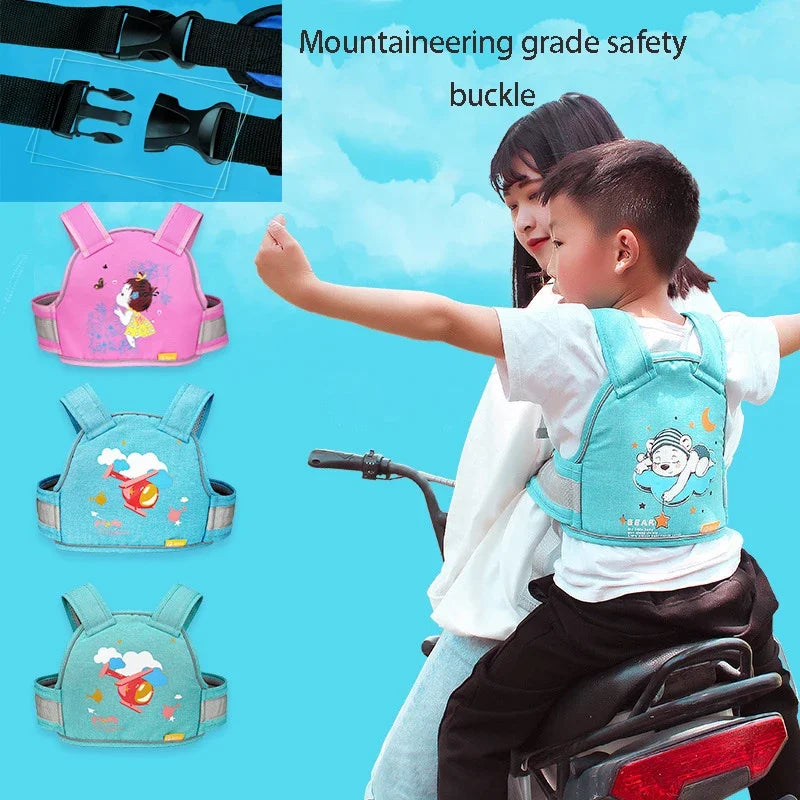Ceinture de sécurité de moto pour enfants, sangle de protection anti-chute, moteur SFP
