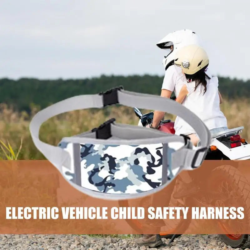 Ceinture de sécurité moto vélo respirante pour enfants, SFP Casting