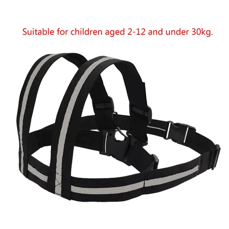 Ceinture de Sécurité Universelle pour Moto pour Enfant, Sangles Respirantes, Siège SFP Réglable, Design de Moulage