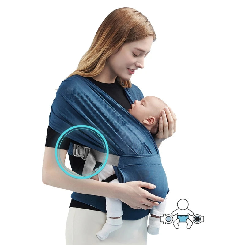Ceinture Sangle Ergonomique pour Nouveau-Né, Ceinture Ronde Ajustable, pour Bébé de 0 à 24 Mois