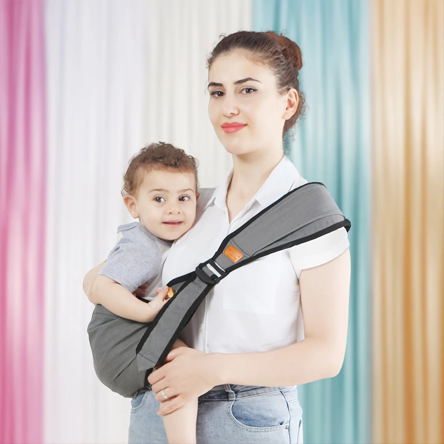 Ceinture Bandeau horizontal universel coloré pour enfant de 0 à 2 ans - Bebechoupinou