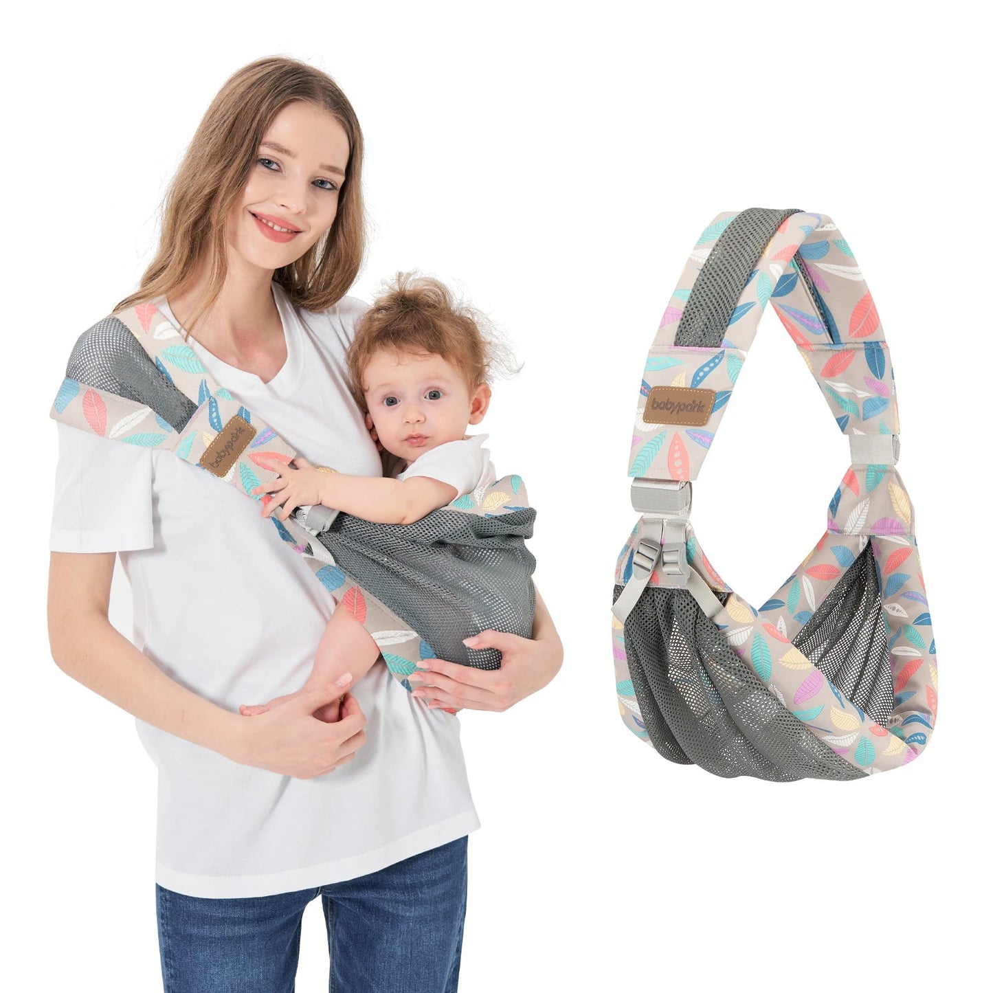 Ceinture Sangle bébé réglable, légère pour nouveau - né et tout - petit, avec ventilation en maille 0 à 2 ans - Bebechoupinou