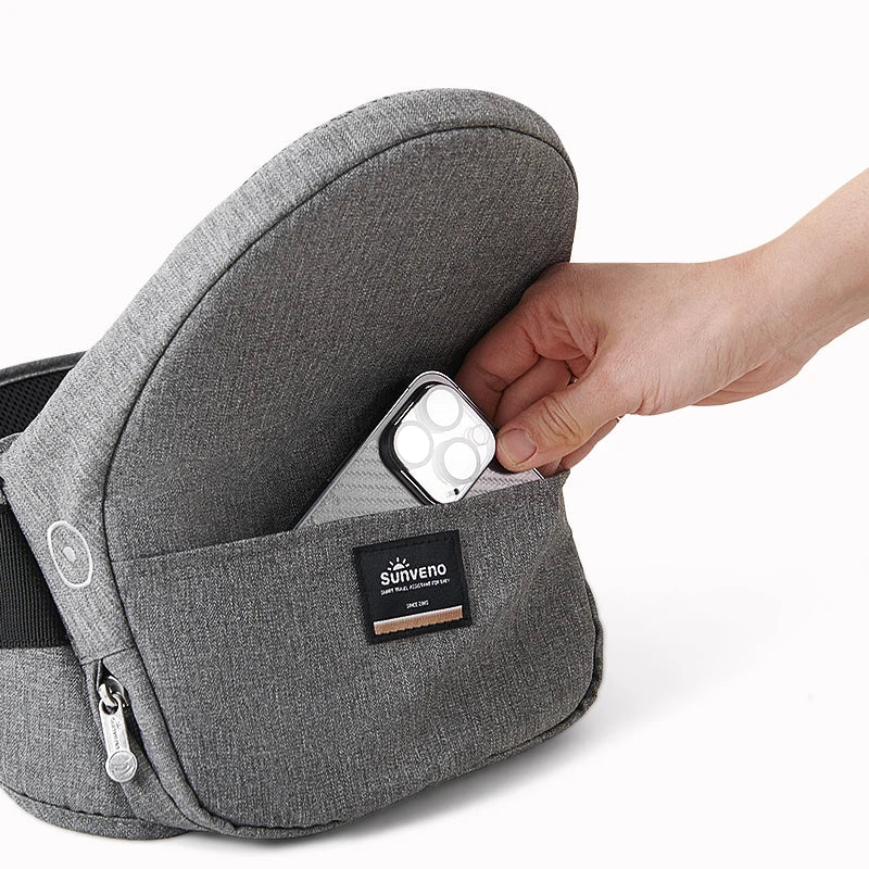Ceinture siège réglable - léger, pliable et se range dans un sac - Bebechoupinou