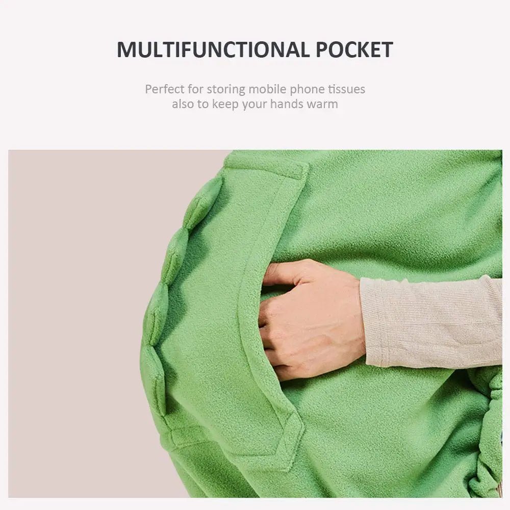 Housse à capuche Dynosore pour bébé, Poncho enveloppant à porter sur les épaules, serviette pour poussette - Bebechoupinou