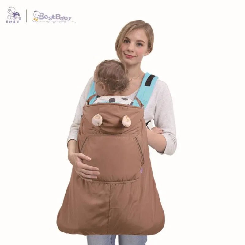 Housse à capuche Oreilles Souris Cape imperméable en velours pour bébé, couverture chaude d'hiver - Bebechoupinou