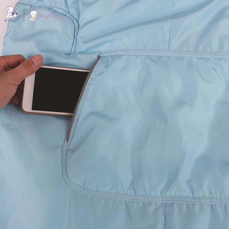 Housse à capuche Oreilles Souris Cape imperméable en velours pour bébé, couverture chaude d'hiver - Bebechoupinou