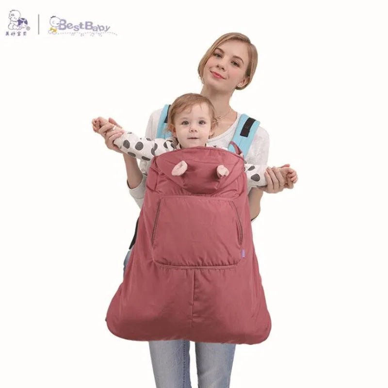 Housse à capuche Oreilles Souris Cape imperméable en velours pour bébé, couverture chaude d'hiver - Bebechoupinou