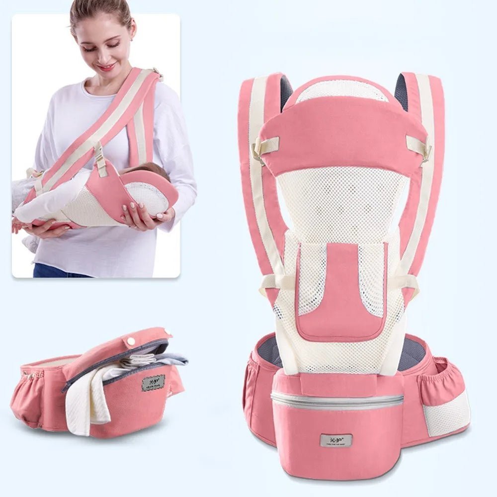Porte bébé Sac à dos kangourou pour nouveau - né, porte - bébé face avant, écharpe de voyage - Bebechoupinou