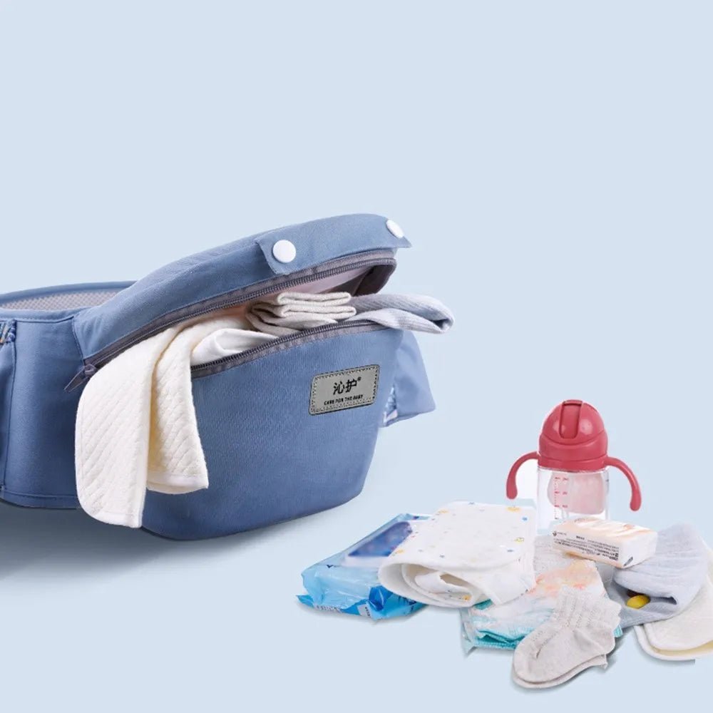 Porte bébé Sac à dos kangourou pour nouveau - né, porte - bébé face avant, écharpe de voyage - Bebechoupinou