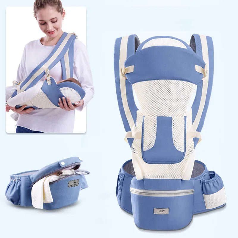 Porte bébé Sac à dos kangourou pour nouveau - né, porte - bébé face avant, écharpe de voyage - Bebechoupinou