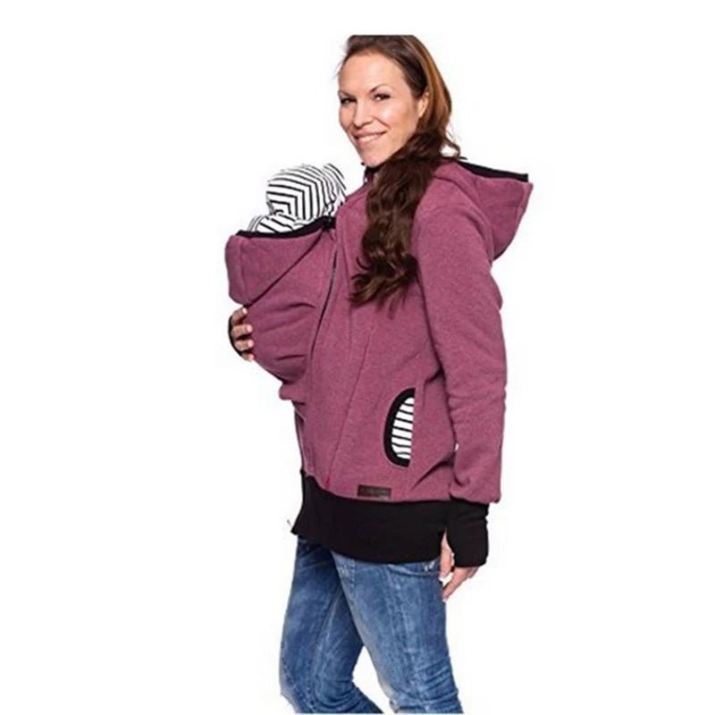 Sweat à capuche Homme Femme avec poche kangourou - Bebechoupinou