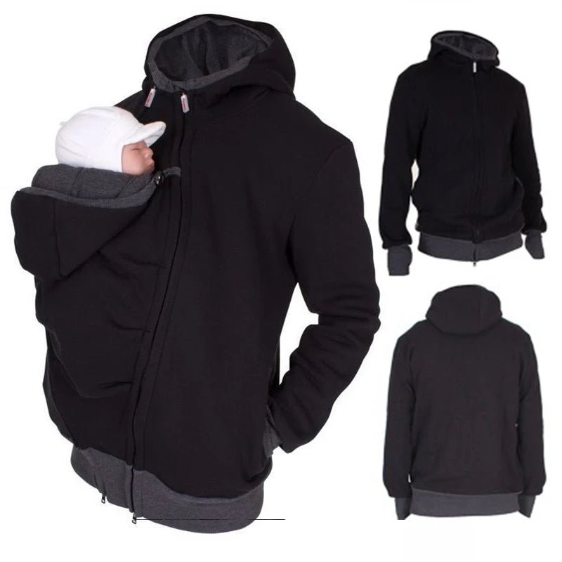 Sweat à capuche Homme Femme avec poche kangourou - Bebechoupinou