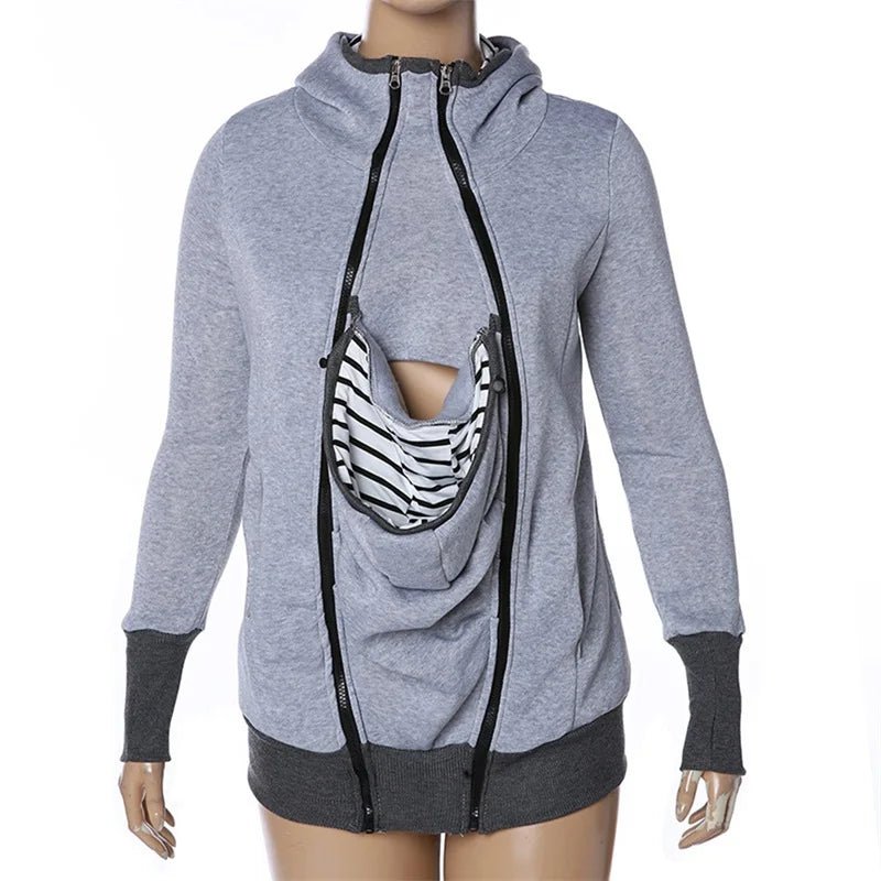 Sweat à capuche Homme Femme avec poche kangourou - Bebechoupinou