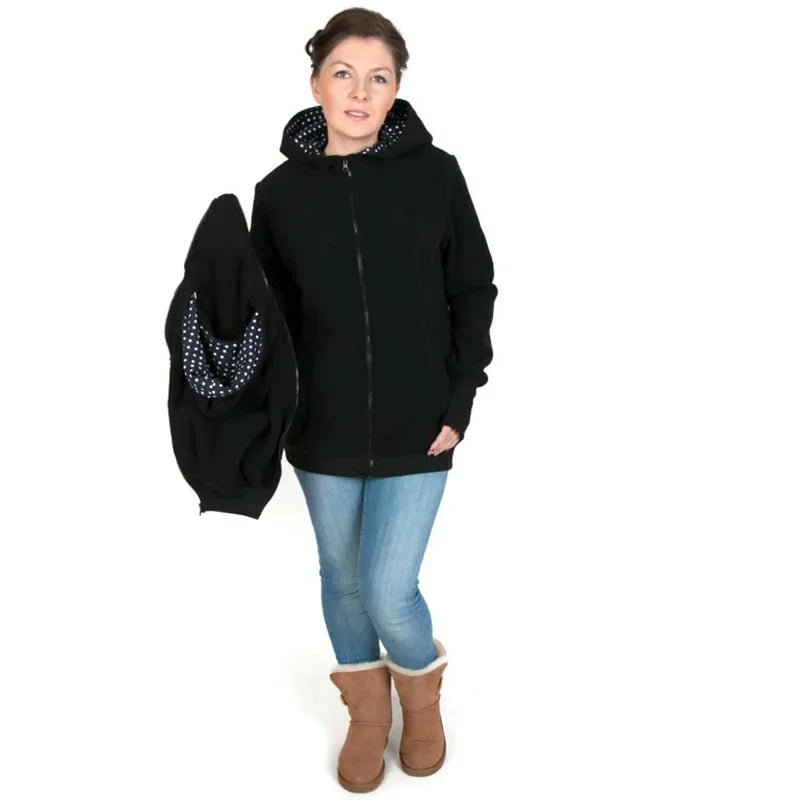 Sweat amovible trois en un pour femme, pull kangourou pour mère, veste multifonctionnelle - Bebechoupinou