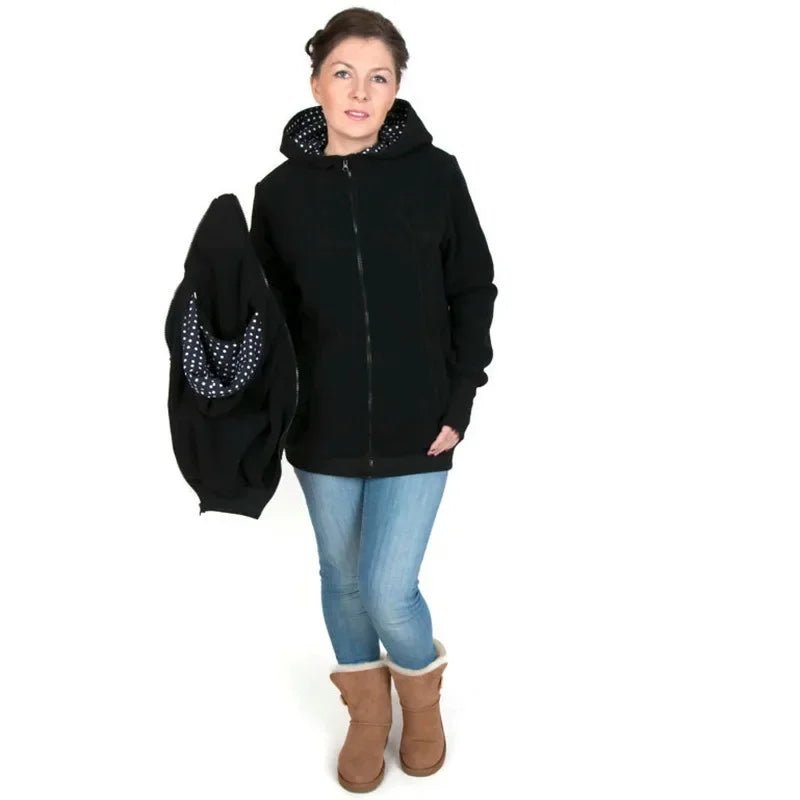 Sweat amovible trois en un pour femme, pull kangourou pour mère, veste multifonctionnelle - Bebechoupinou