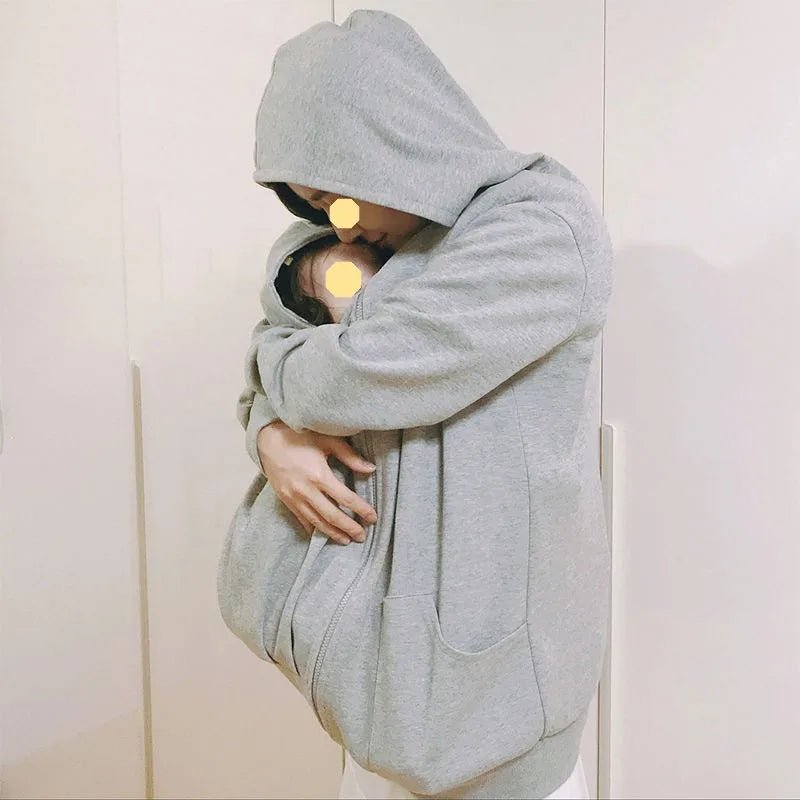 Sweat de grossesse avec capuche avec poche kangourou - Bebechoupinou