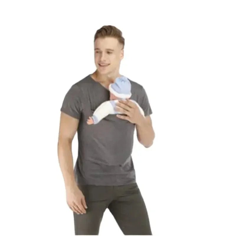 T-Shirt été à poches kangourou pour Homme ou Femme - Bebechoupinou