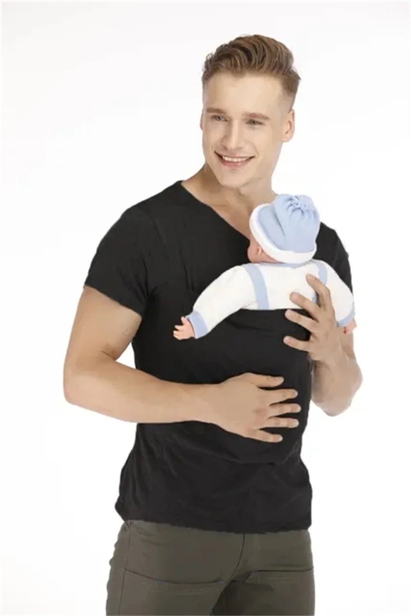 T-Shirt été à poches kangourou pour Homme ou Femme - Bebechoupinou