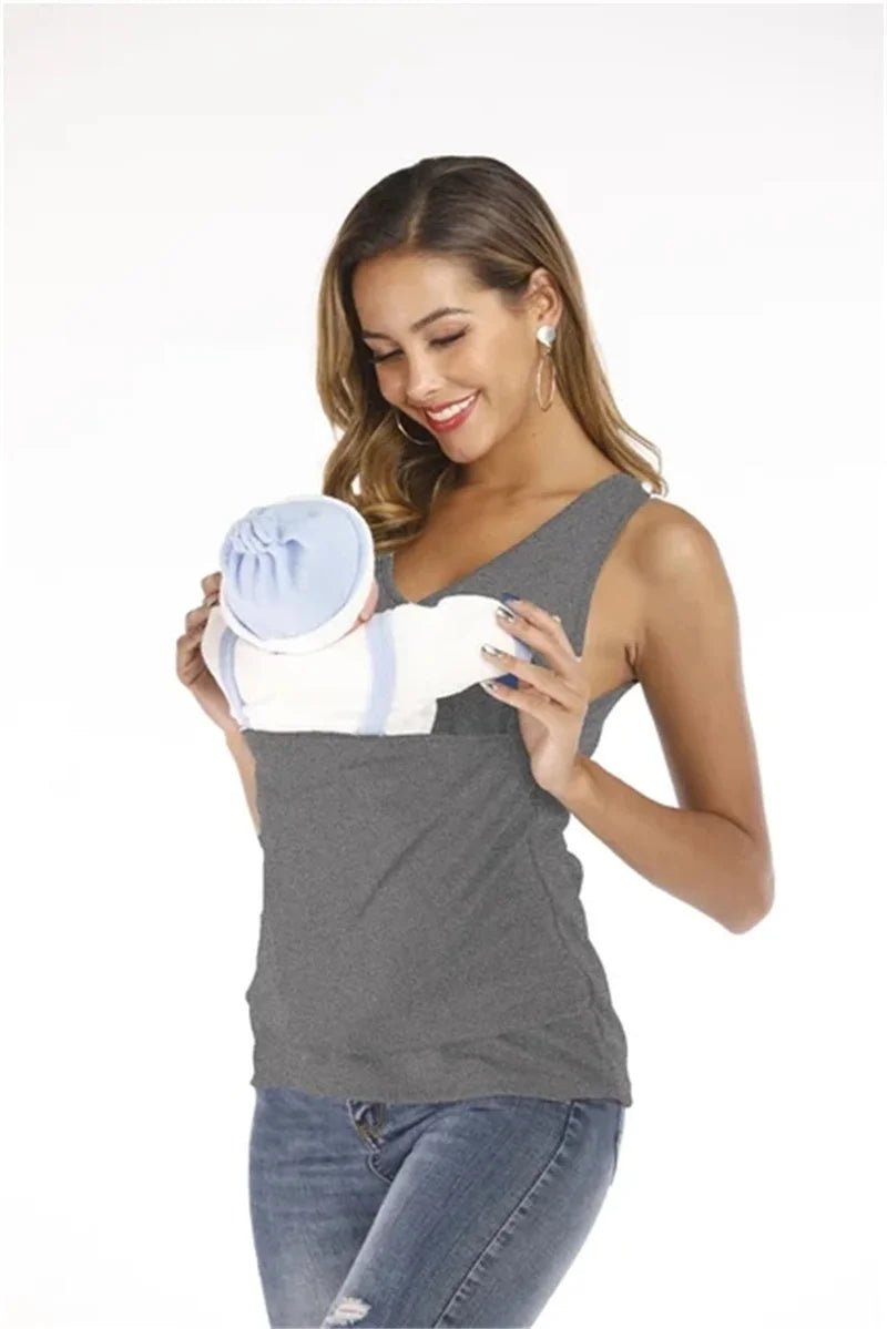 T-Shirt été à poches kangourou pour Homme ou Femme - Bebechoupinou