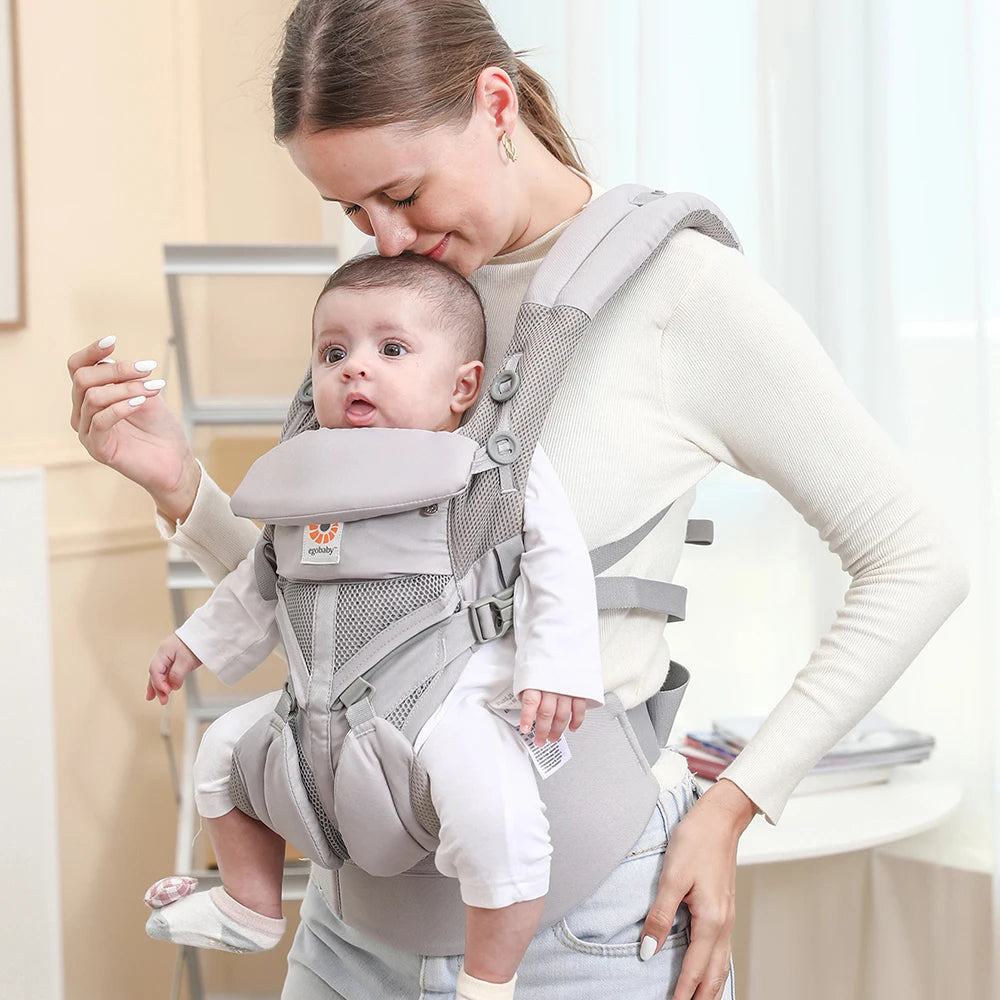porte-bébé respirant en maille avec ventilation tout autour