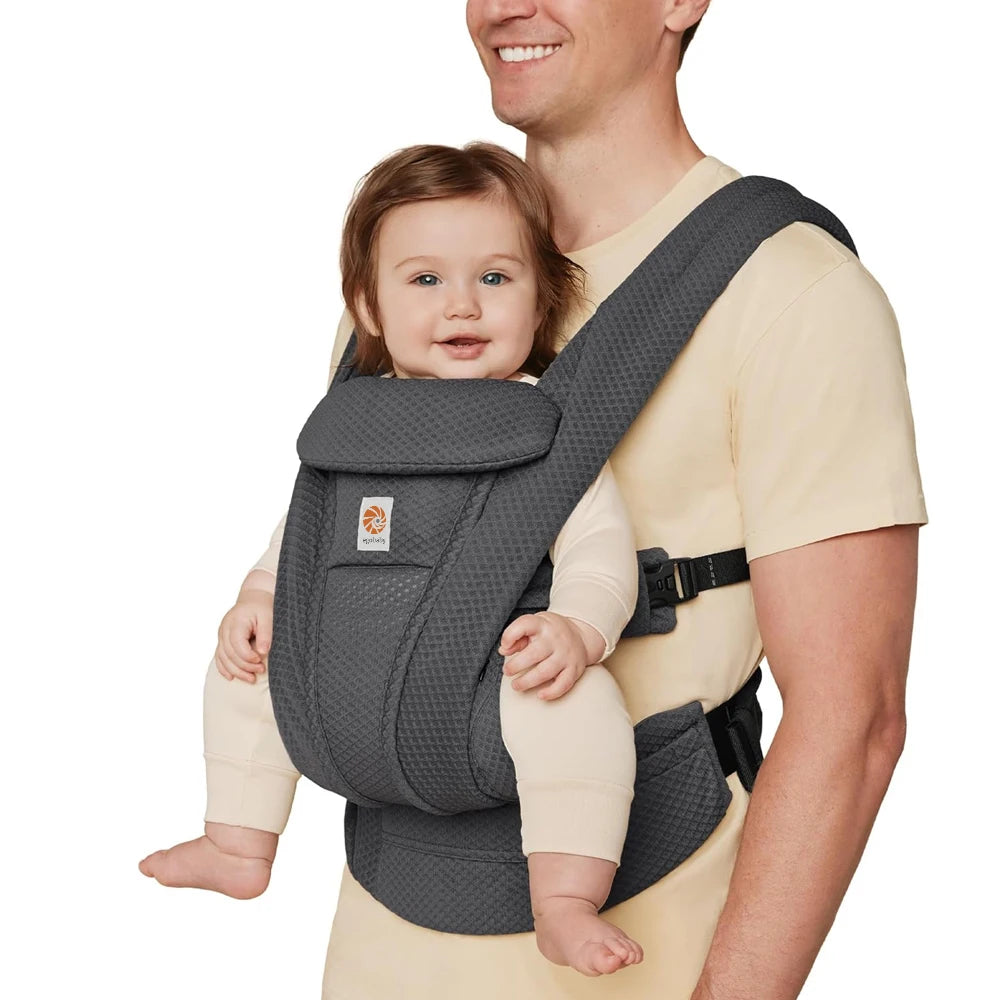 porte-bébé respirant en maille avec ventilation tout autour