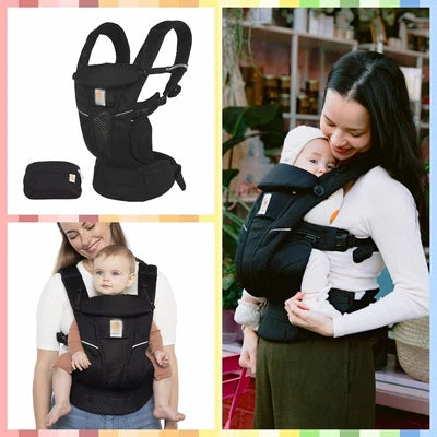 Porte-bébé ergonomique kangourou Egobaby 360 dos avant face sac à dos 0-36 mois